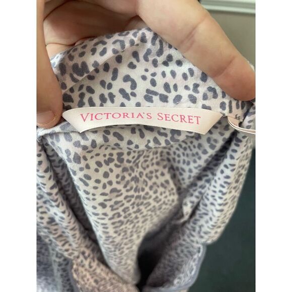 Victoria’s Secret Leopard Print Button Up Sleep Shirt - Picture 5 of 7